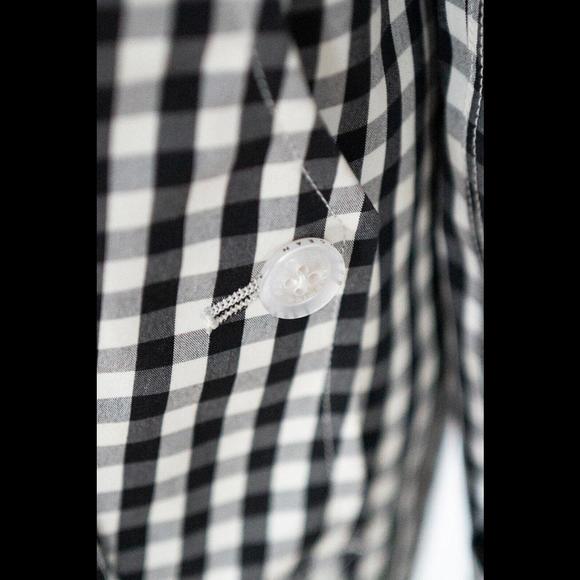 Nanamica Goretex Plaid Black and White Jacket Sz. M - Picture 6 of 7